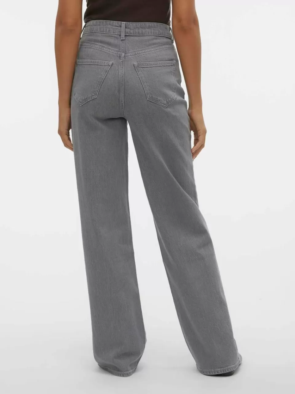 Store VERO MODA VMMATHILDE Høyt snitt Wide Fit Jeans Medium Grey Denim