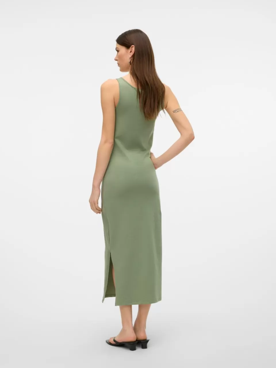 Store VERO MODA VMMAXI Lang kjole Hedge Green