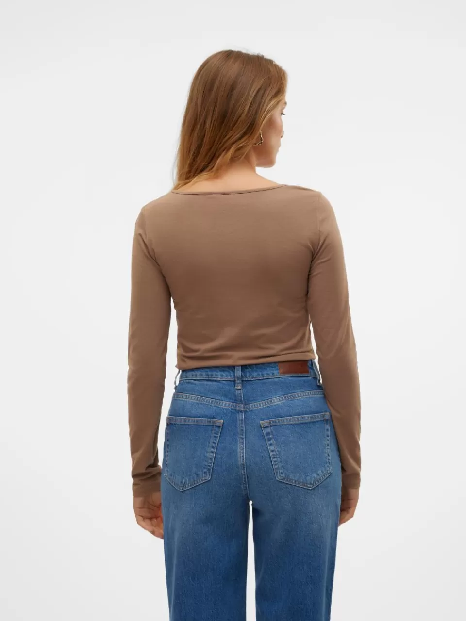 Flash Sale VERO MODA VMMAXI T-skjorte Brown Lentil