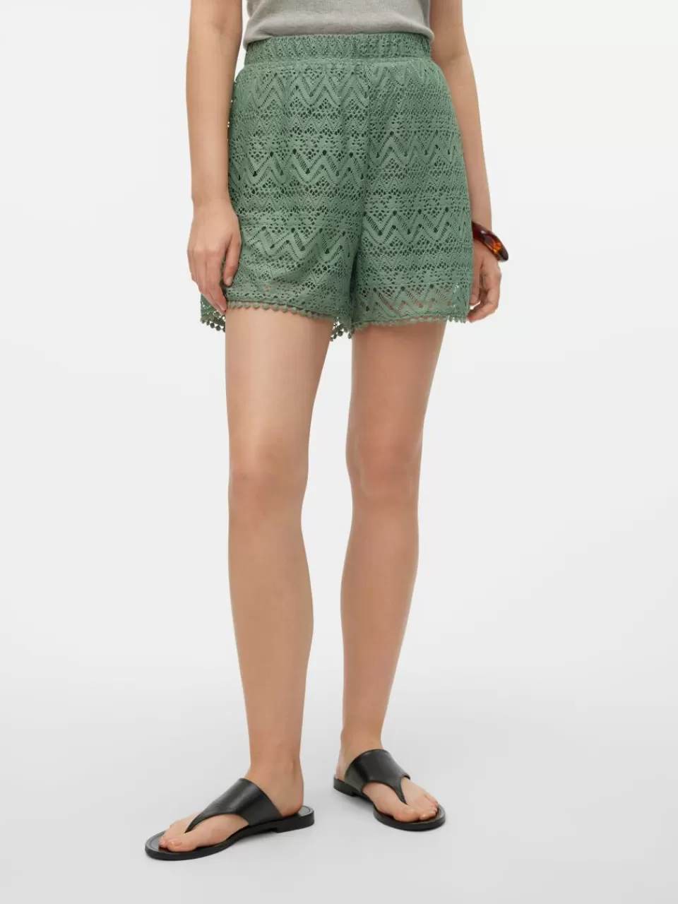 Cheap VERO MODA VMMAYA Shorts Hedge Green