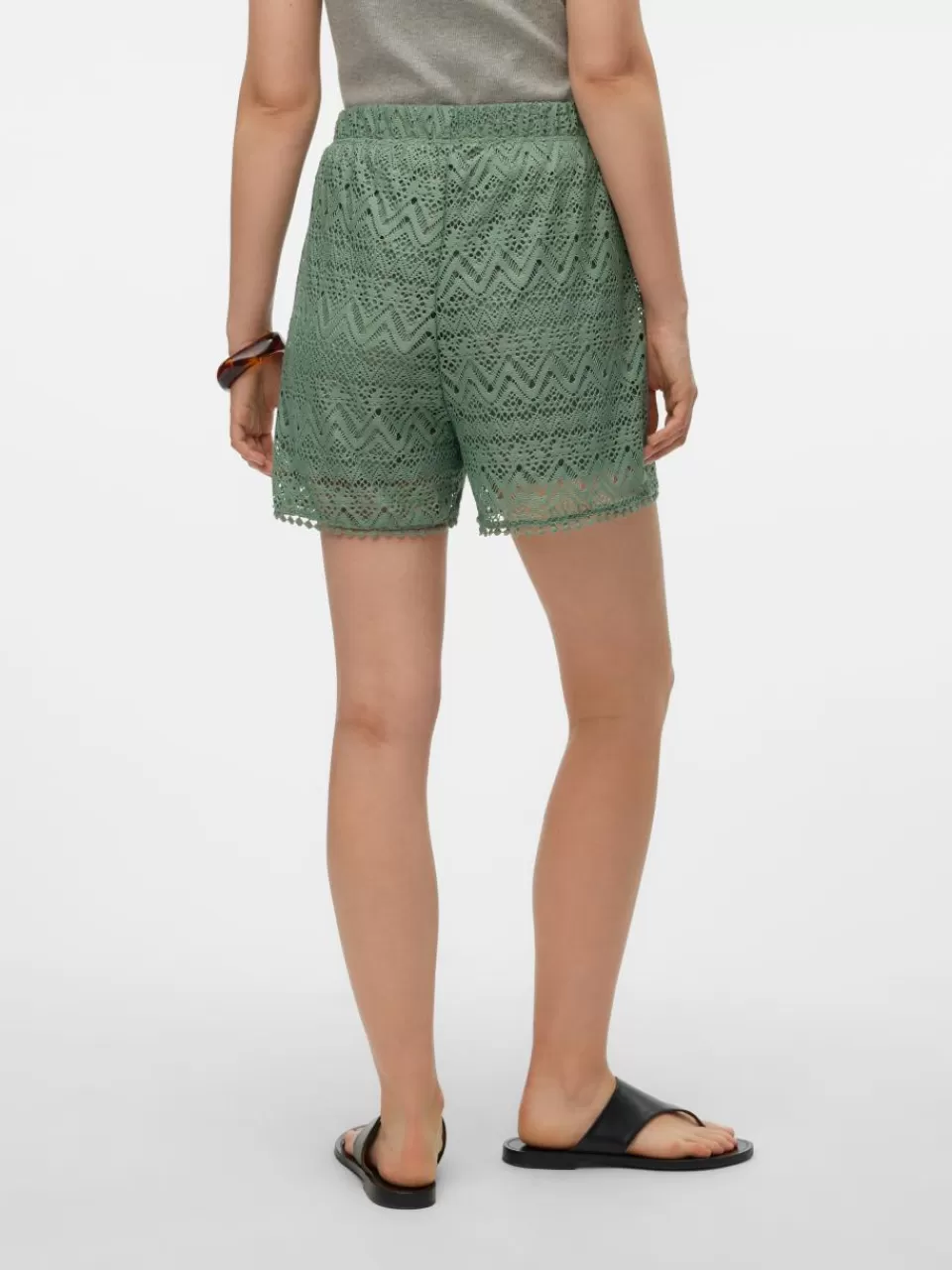 Cheap VERO MODA VMMAYA Shorts Hedge Green