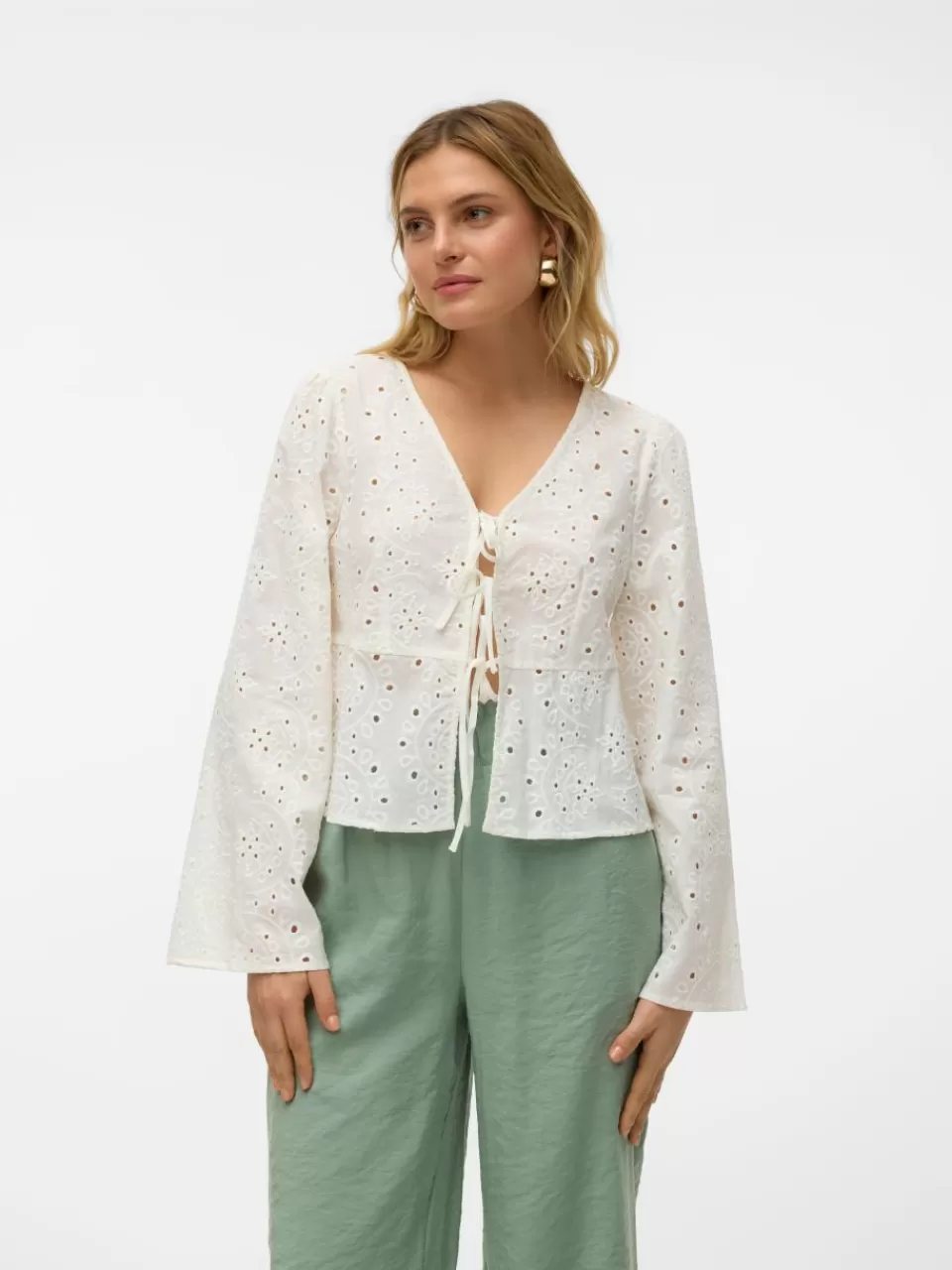 Cheap VERO MODA VMMELIS Topp Bright White