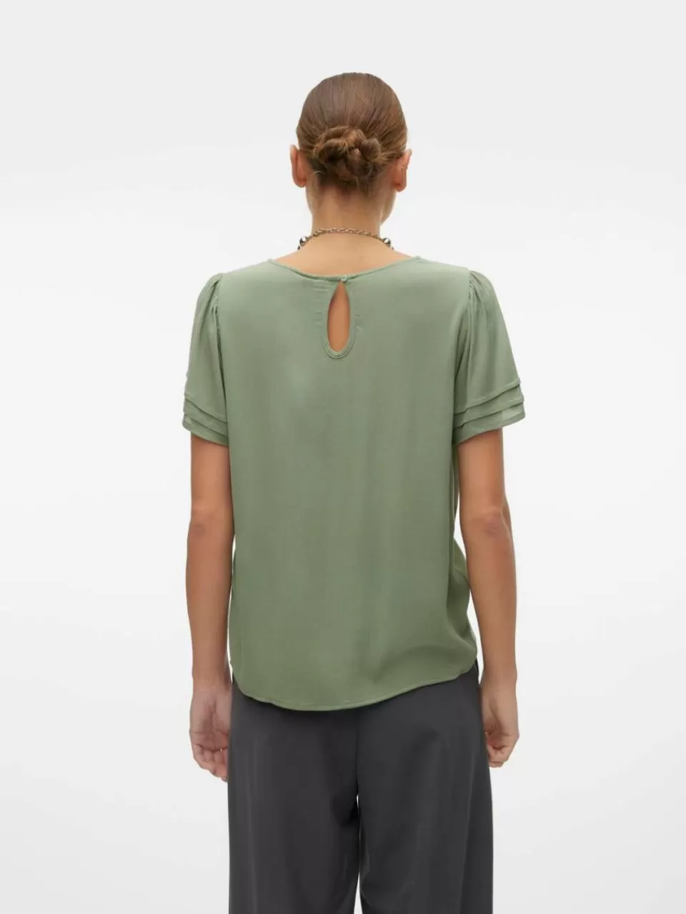 Flash Sale VERO MODA VMMENNY Topp Hedge Green