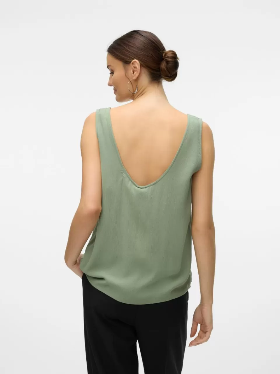 Cheap VERO MODA VMMENNY Topp Hedge Green