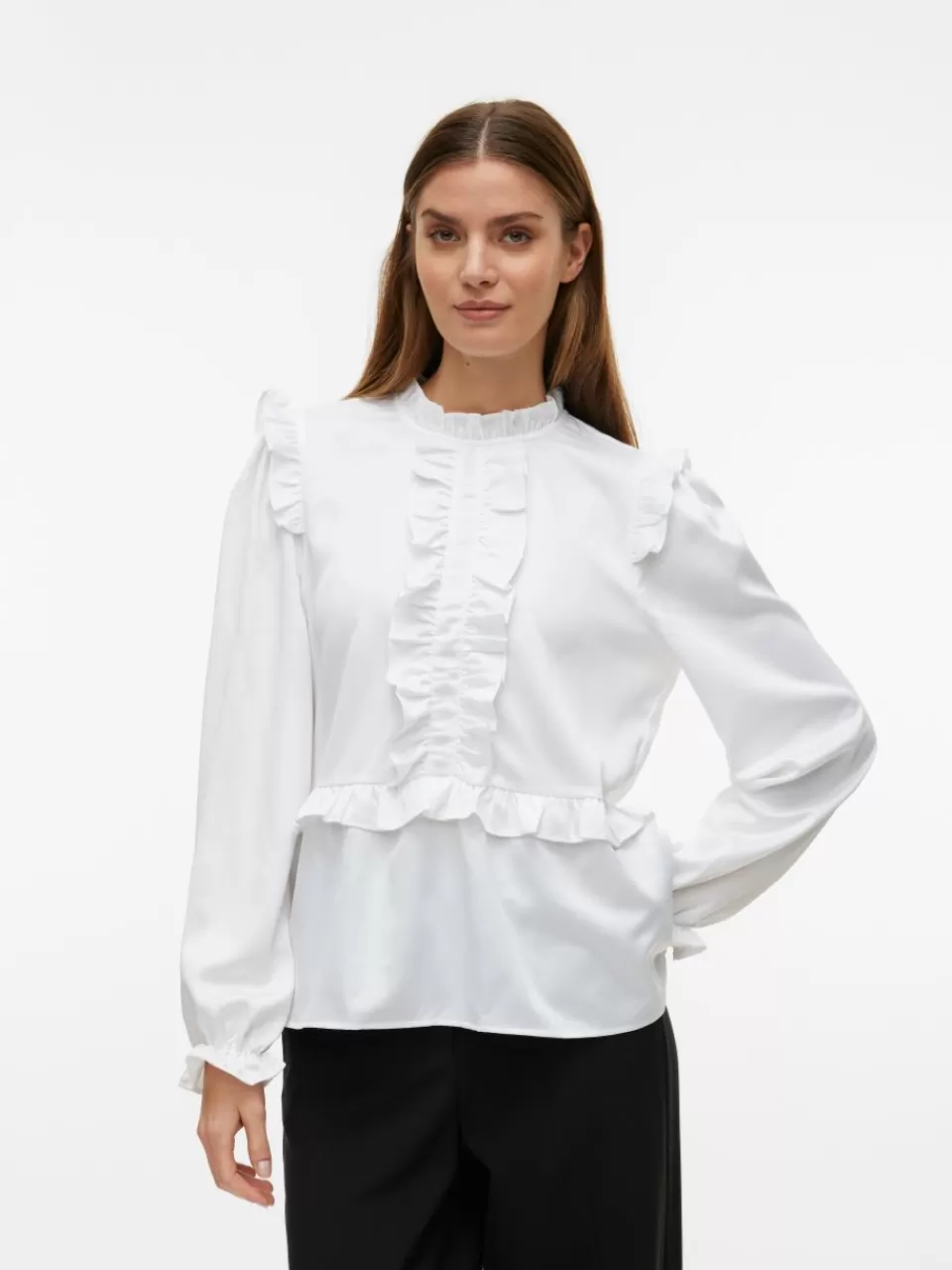 Outlet VERO MODA VMMERLE Topp Bright White