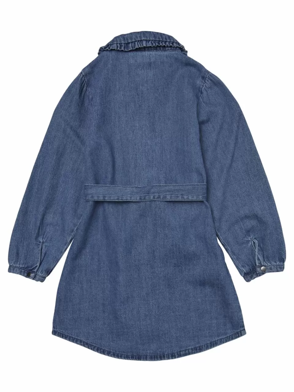 Fashion VERO MODA VMMILLA Midikjole Medium Blue Denim