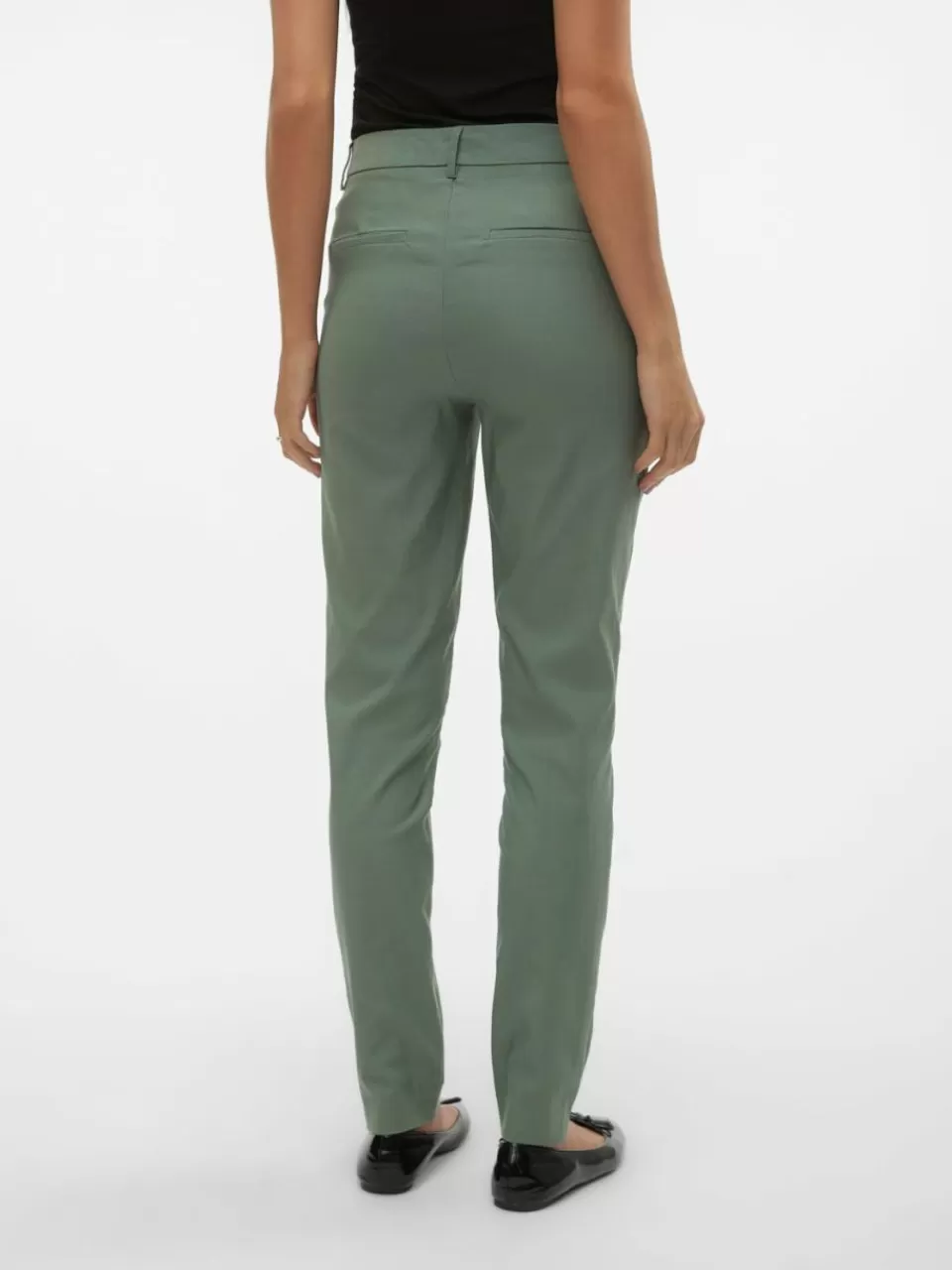 Best Sale VERO MODA VMMILLE Middels høy midje Bukser Laurel Wreath