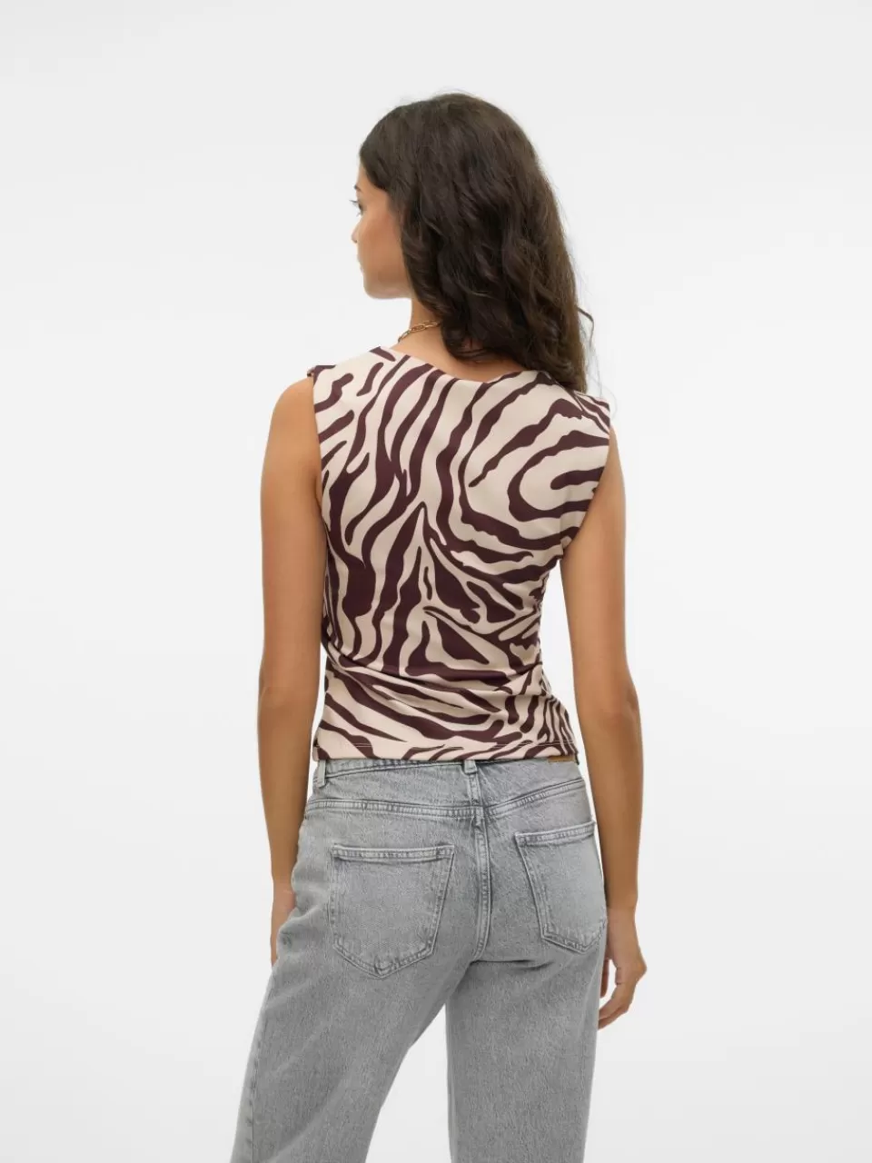 Hot VERO MODA VMMILLION Topp Oatmeal