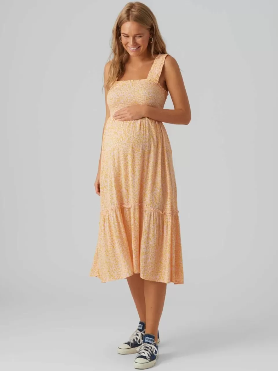 Outlet VERO MODA VMMMENNY Gravidkjole Parfait Pink