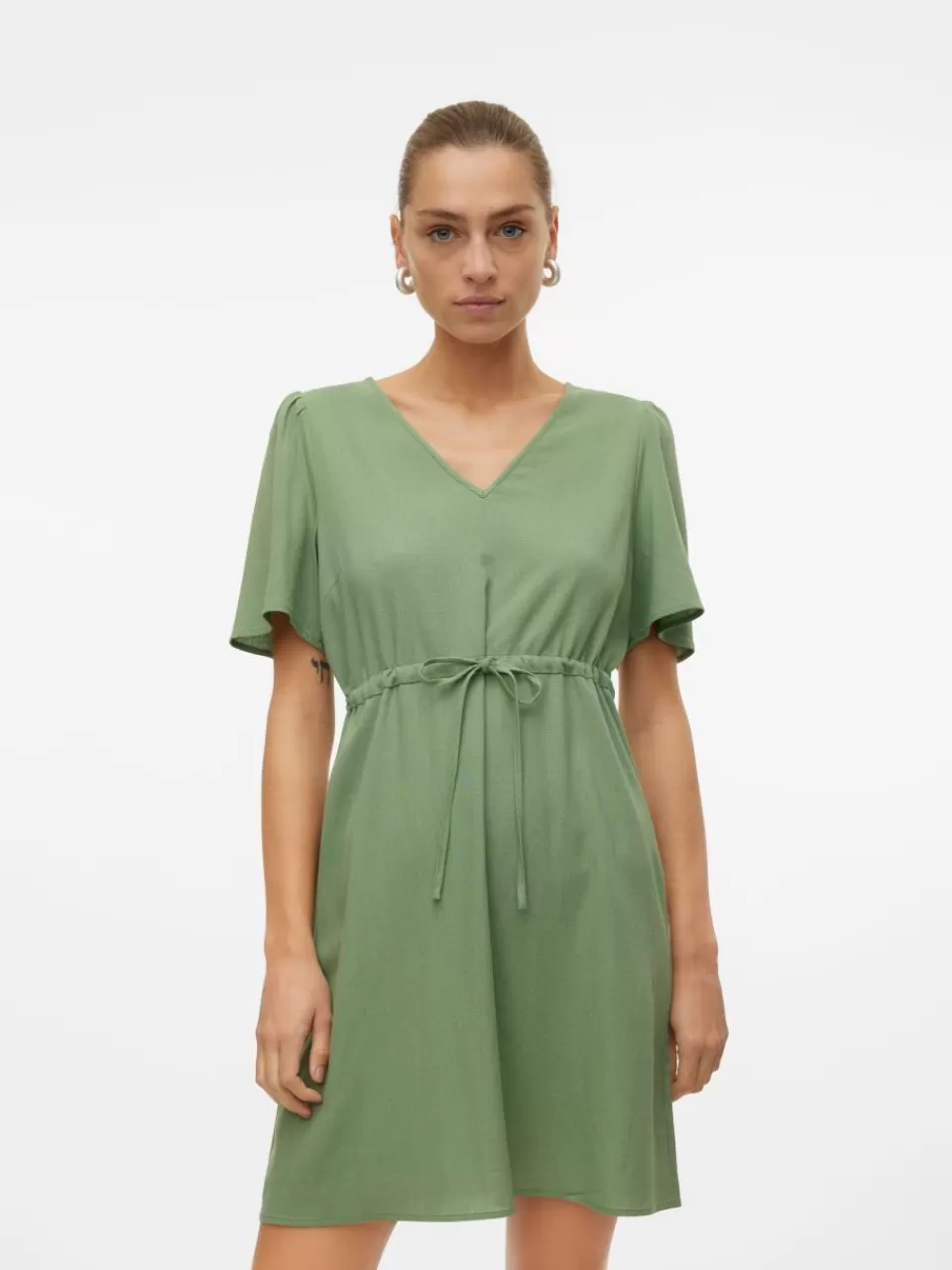 Flash Sale VERO MODA VMMYMILO Kort kjole Hedge Green