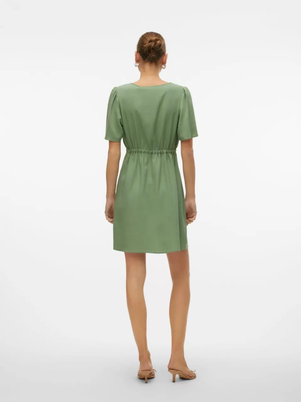 Flash Sale VERO MODA VMMYMILO Kort kjole Hedge Green