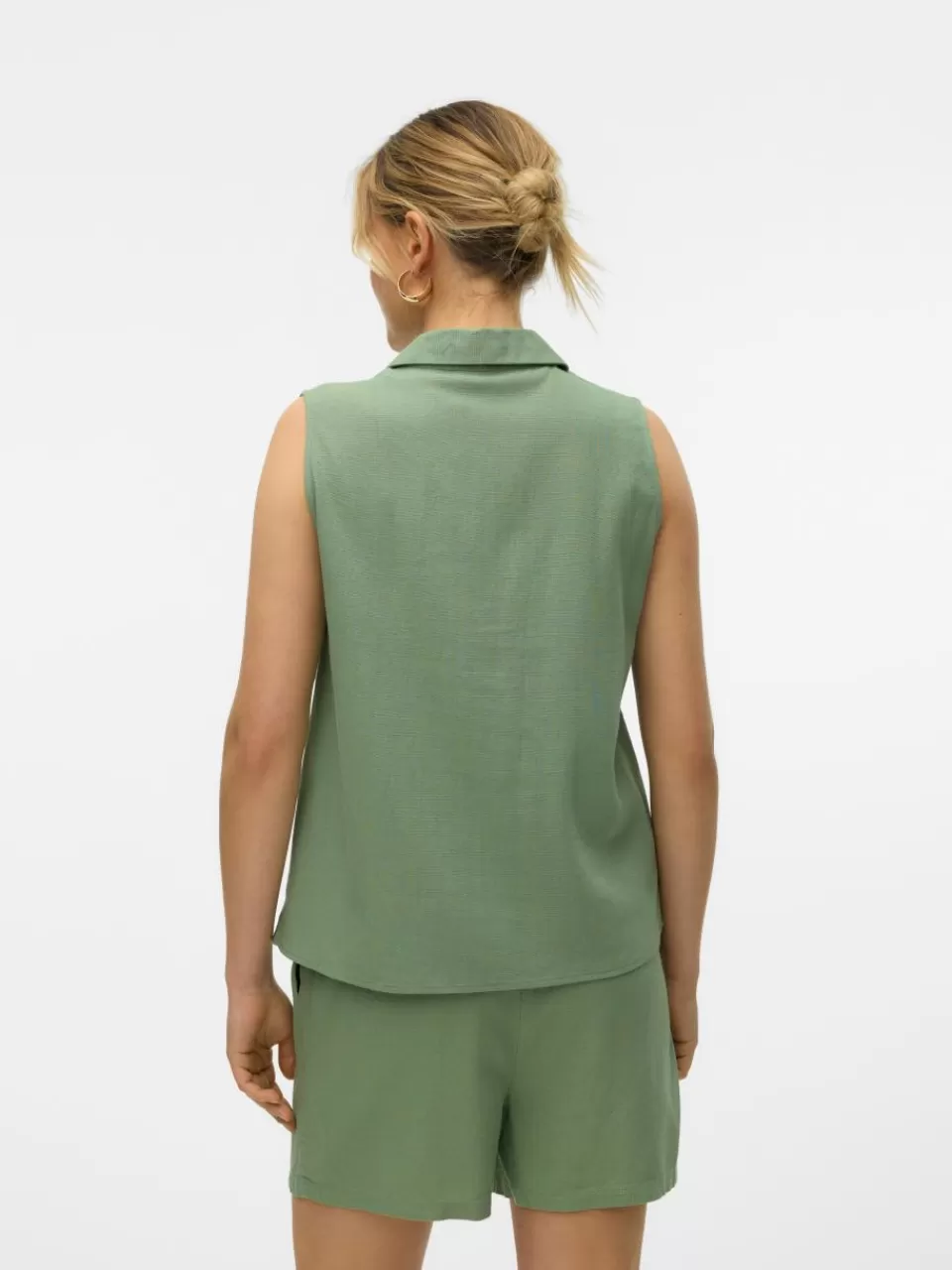 Discount VERO MODA VMMYMILO Skjorte Hedge Green