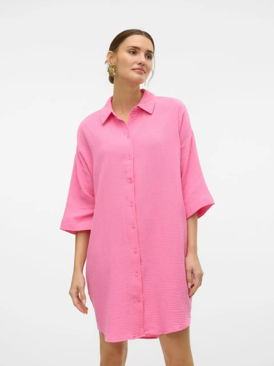 Shop VERO MODA VMNATALI Skjorte Pink Cosmos