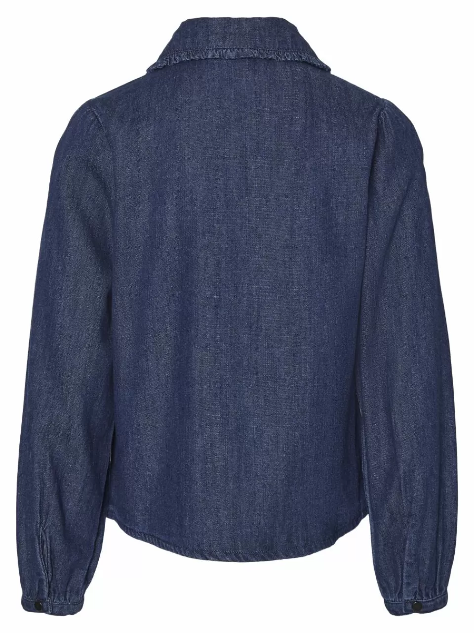 Fashion VERO MODA VMNILY Skjorte Dark Blue Denim