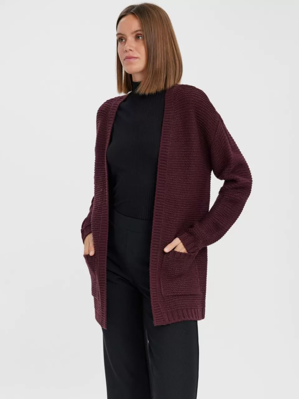 Best Sale VERO MODA VMNO Strikket cardigan Winetasting