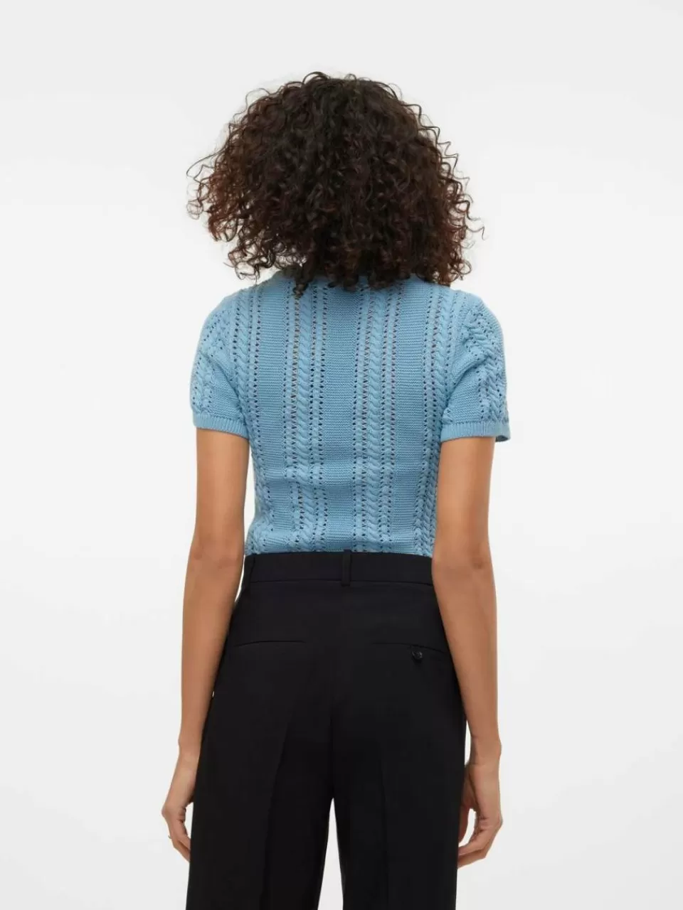 Shop VERO MODA VMNORA Genser Dusk Blue