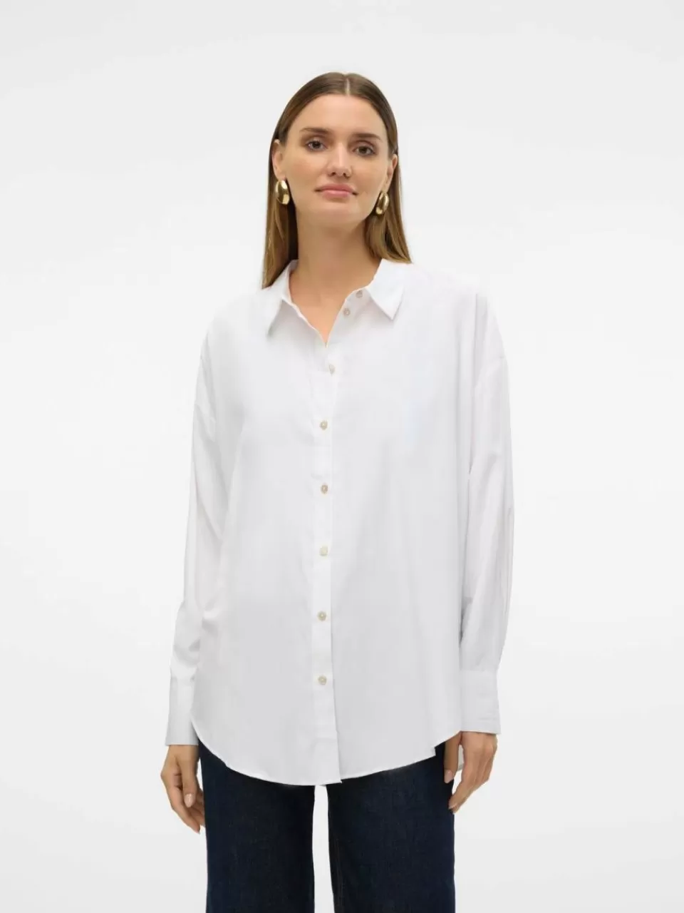 Clearance VERO MODA VMNORA Skjorte Bright White