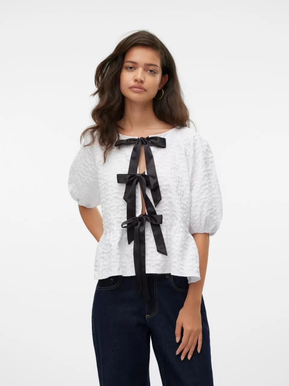 Outlet VERO MODA VMOFELIA Topp Bright White