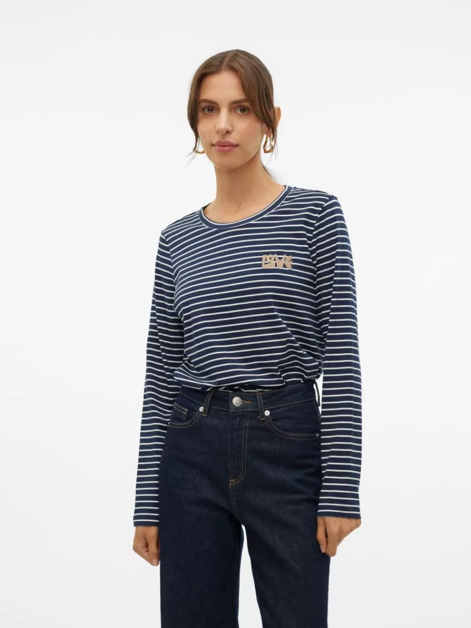 Shop VERO MODA VMOYA T-skjorte Navy Blazer