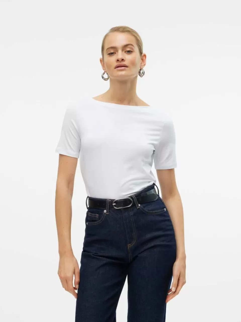 Cheap VERO MODA VMPANDA Topp Bright White