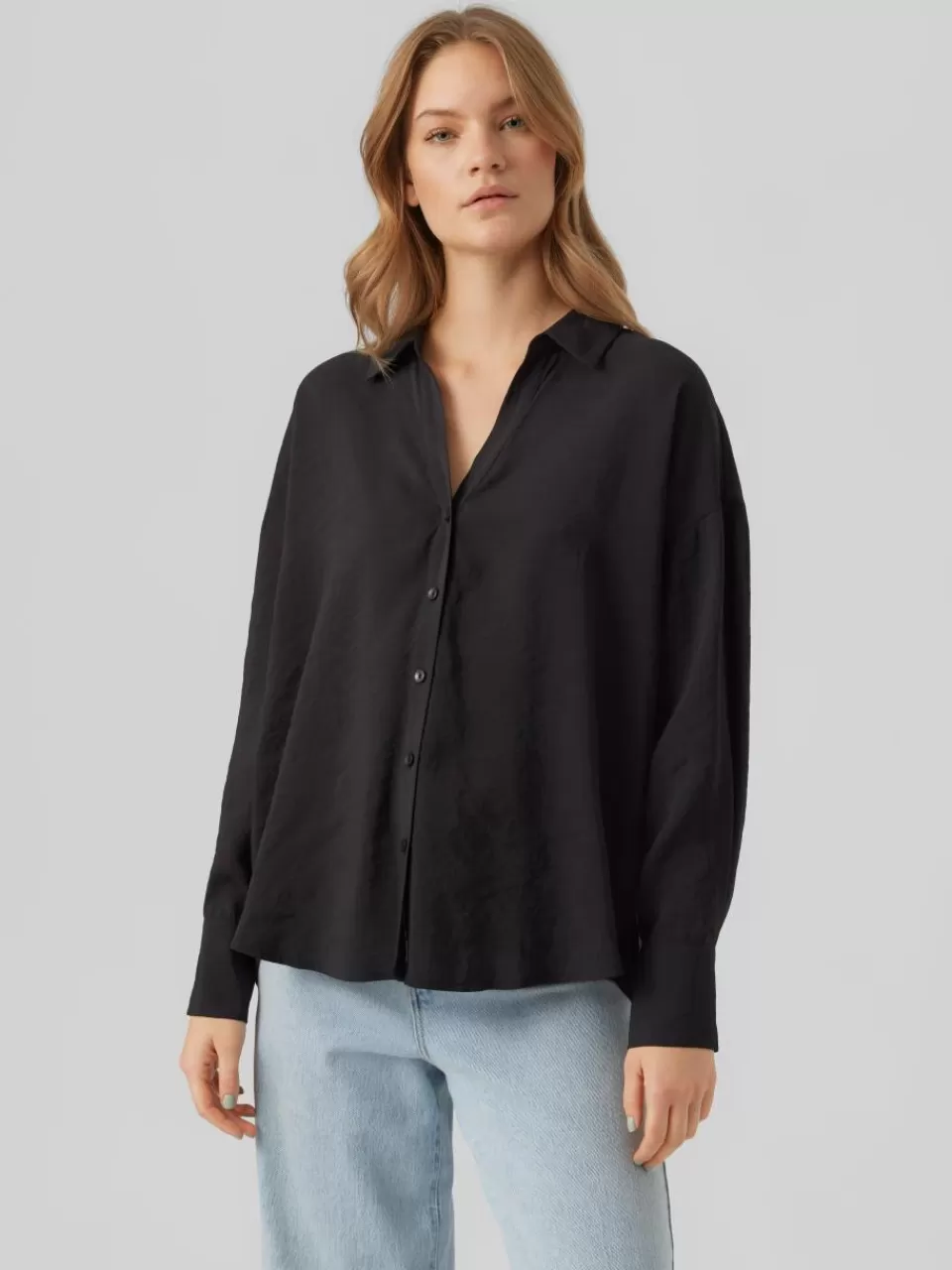 Best Sale VERO MODA VMQUEENY Skjorte Black