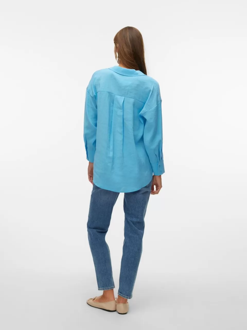 Best VERO MODA VMQUEENY Skjorte Bonnie Blue