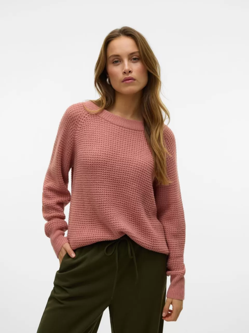 Cheap VERO MODA VMRICIENEW Genser Old Rose