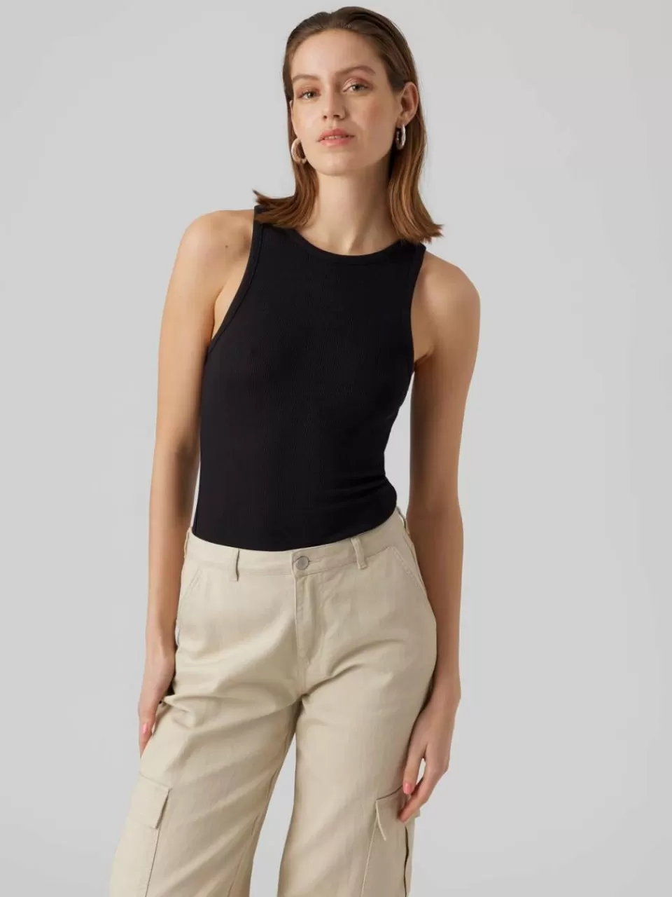 Best VERO MODA VMROMA Tanktopp Black