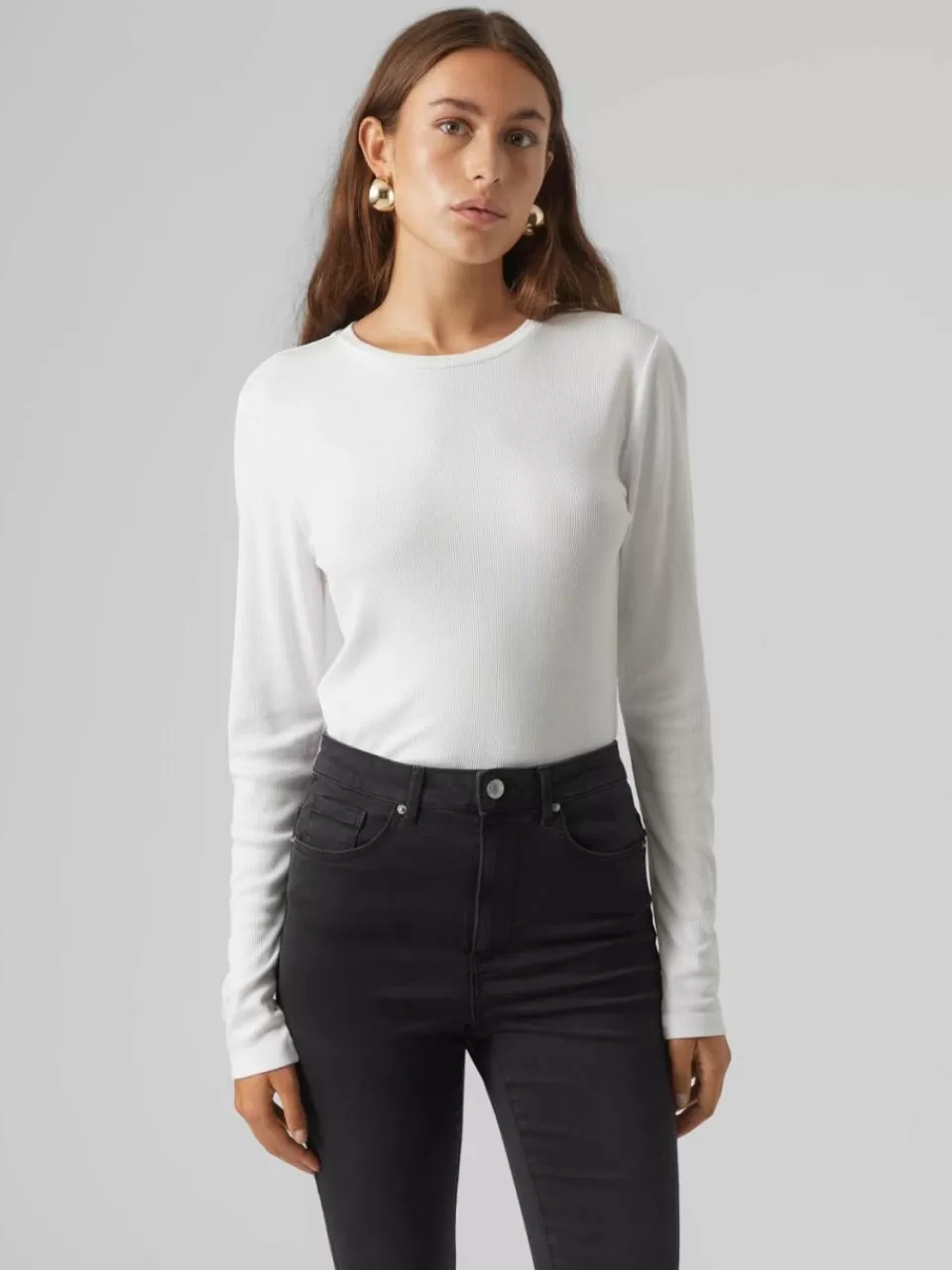 Cheap VERO MODA VMROMA Topp Bright White