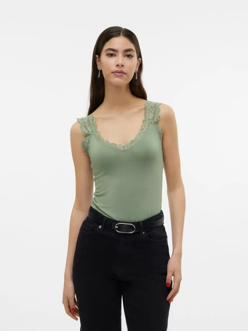 Online VERO MODA VMROSA Topp Hedge Green