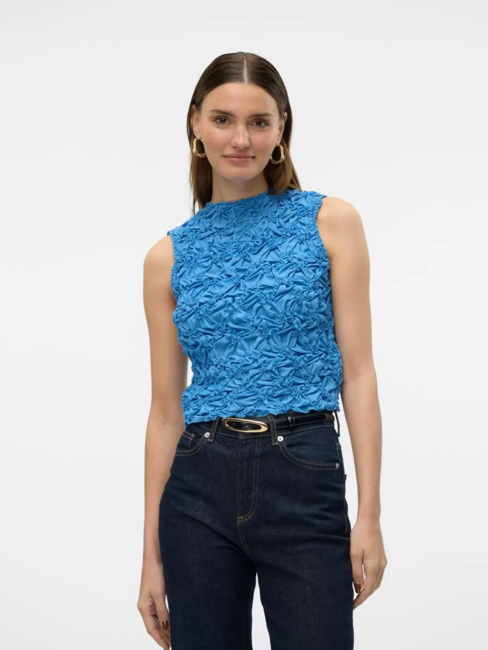 Outlet VERO MODA VMROSE Topp Blue Jasper