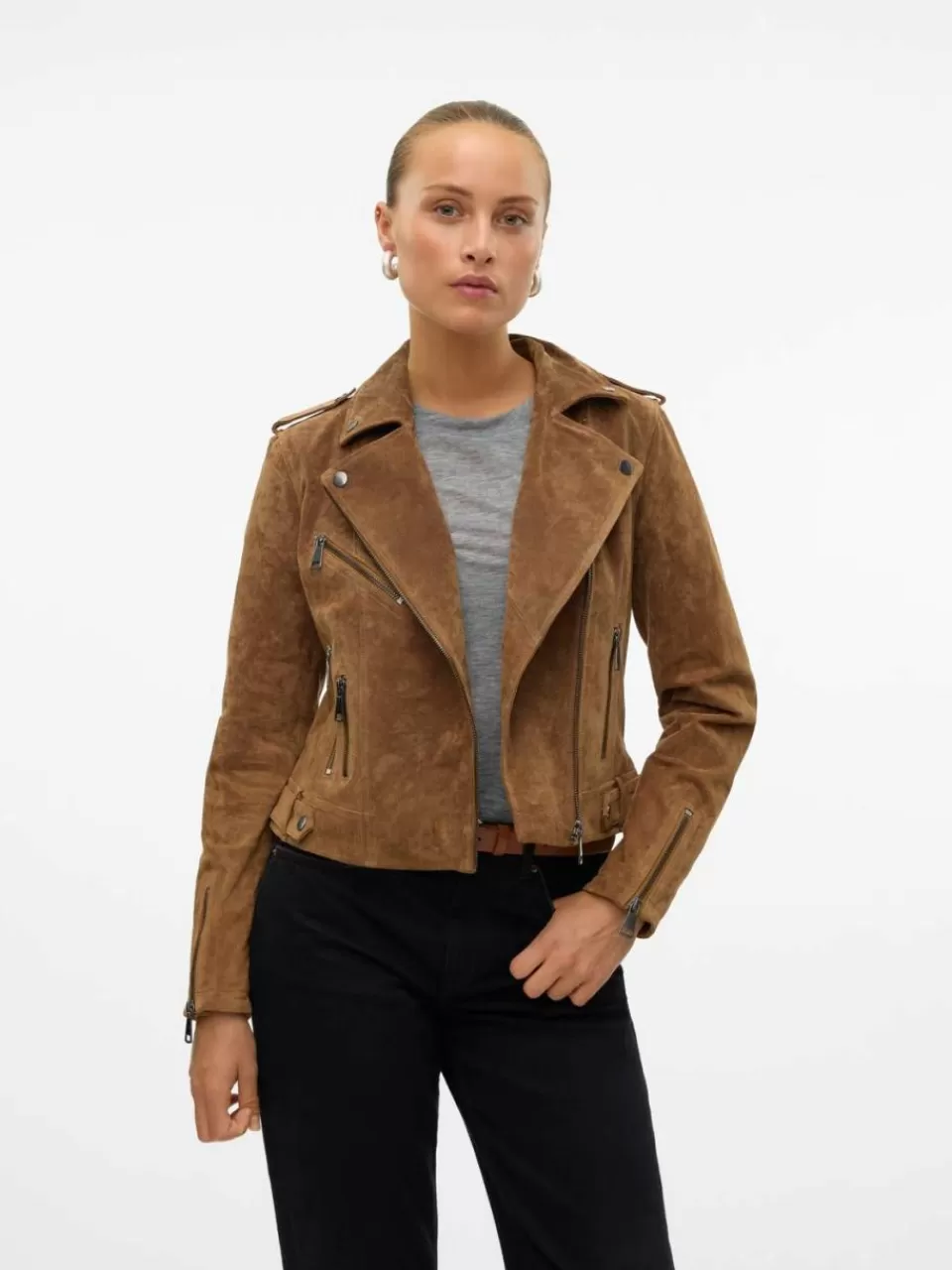 Sale VERO MODA VMROYCEALICE Jakke Tobacco Brown