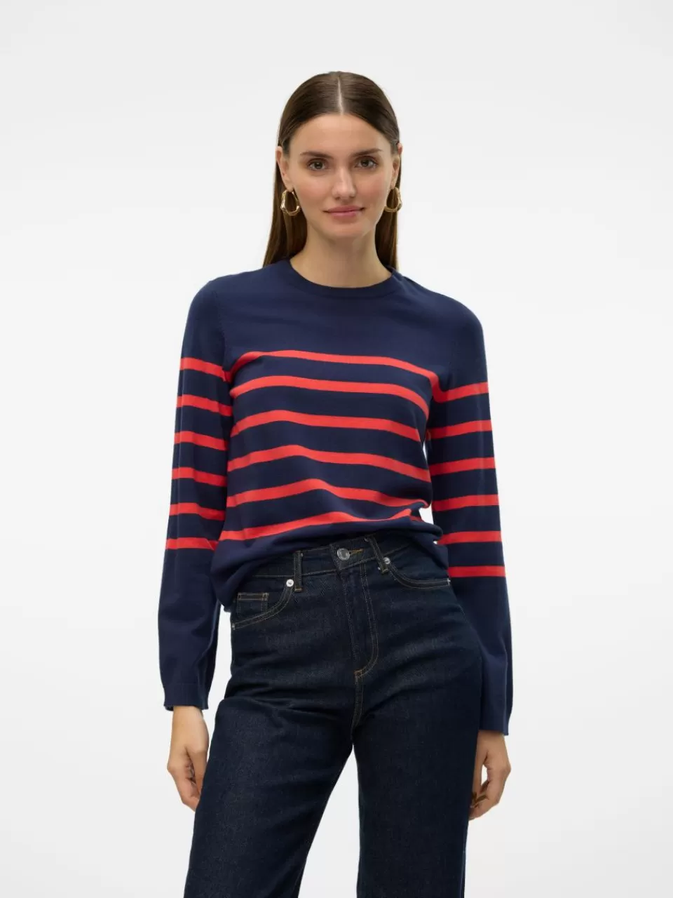 Shop VERO MODA VMSABA Genser Navy Blazer