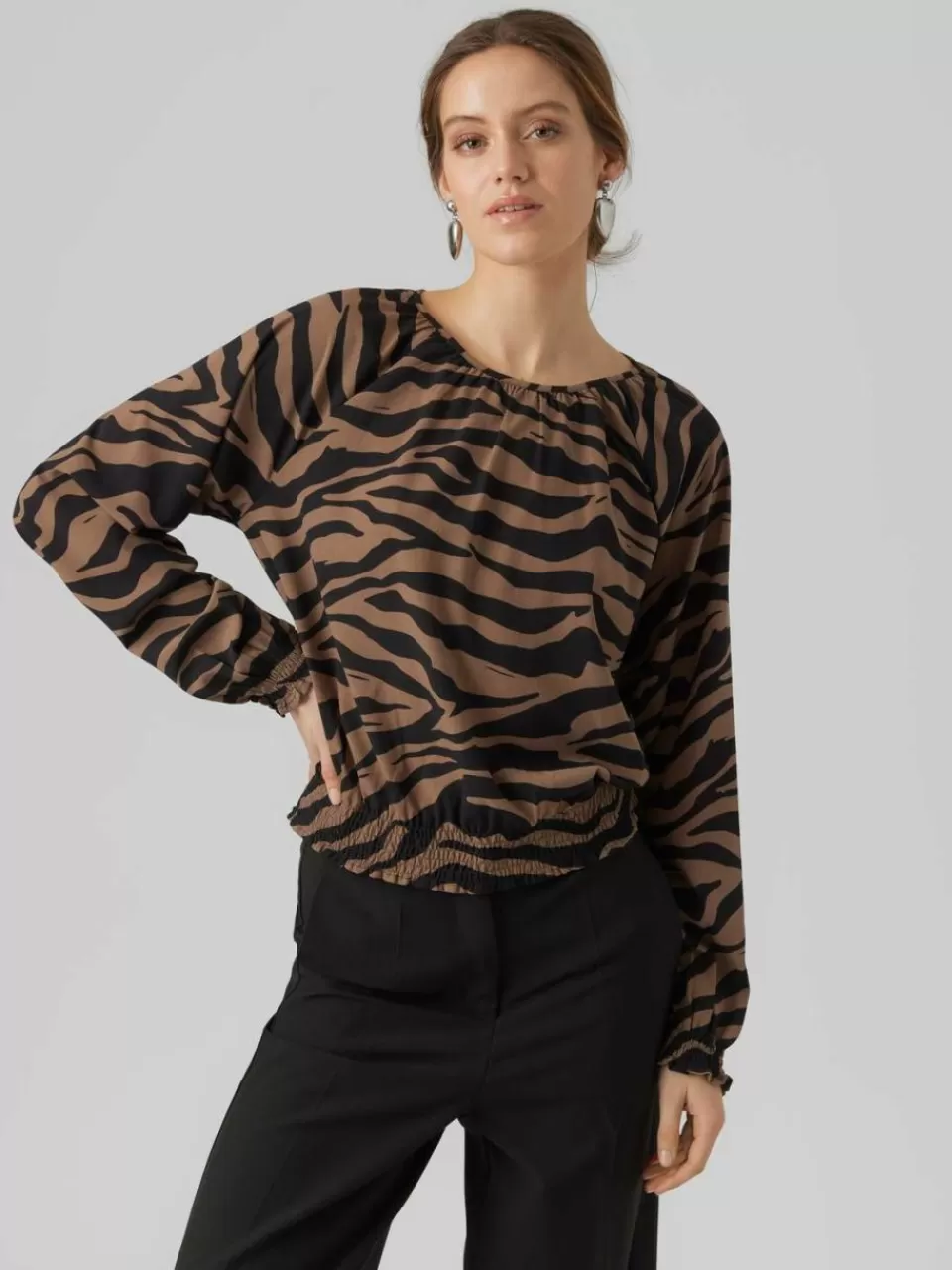 Flash Sale VERO MODA VMSHILAH Topp Brown Lentil