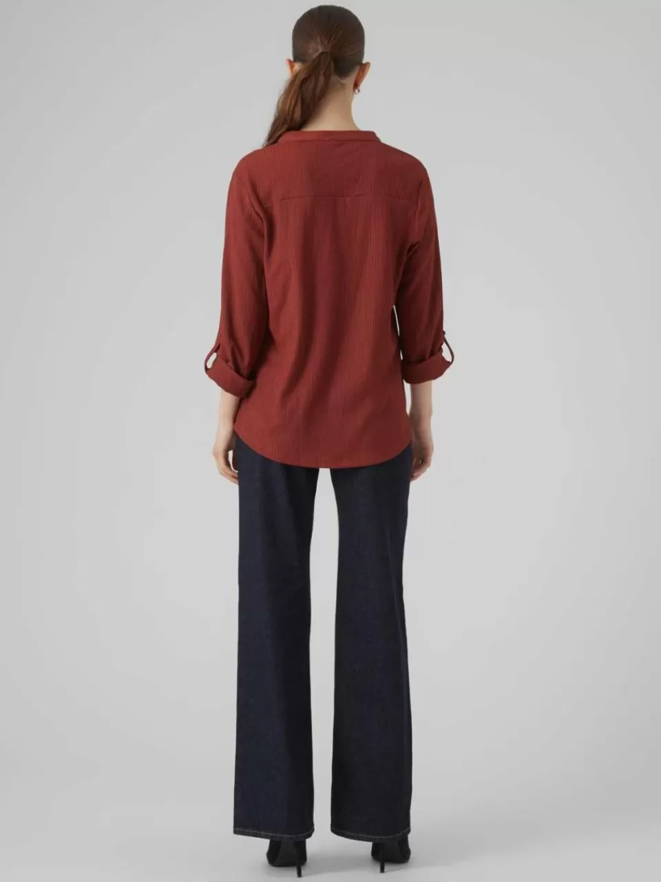 Cheap VERO MODA VMSIE Skjorte Madder Brown