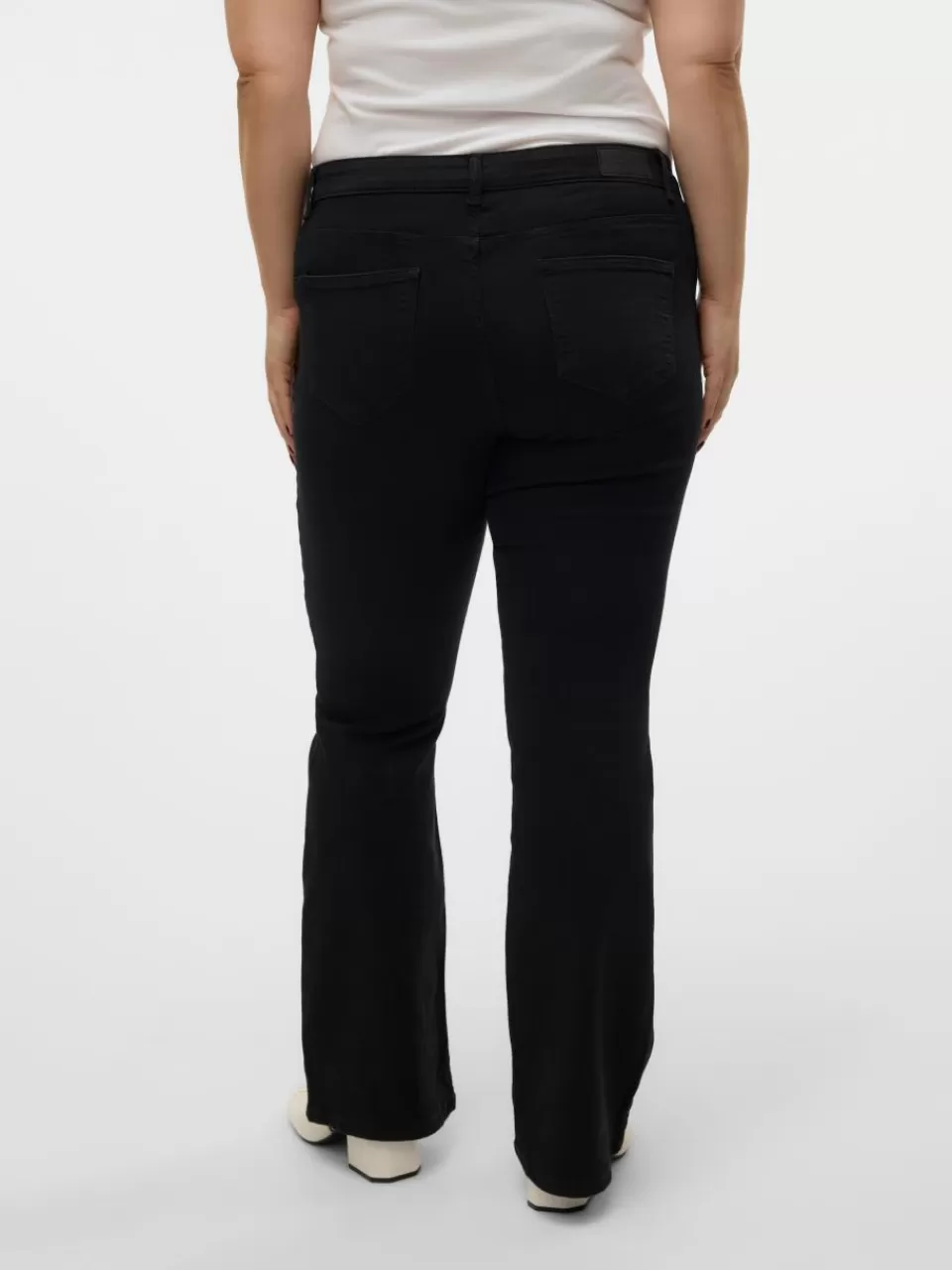 Clearance VERO MODA VMSIGI Lavt snitt Flared Fit Jeans Black Denim