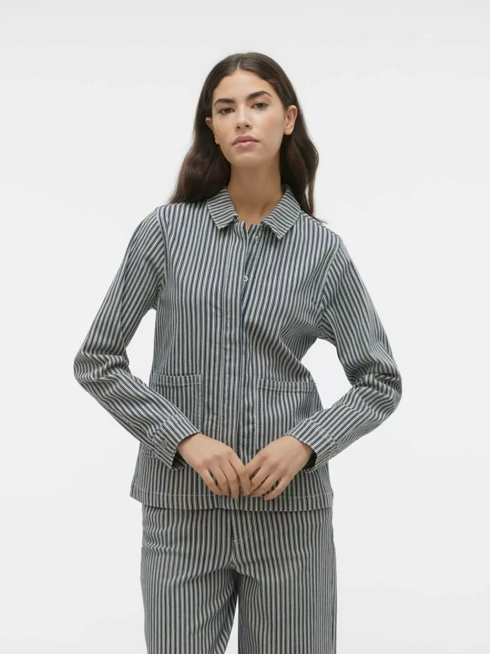 Outlet VERO MODA VMSMILLA Denimjakke Medium Blue Denim