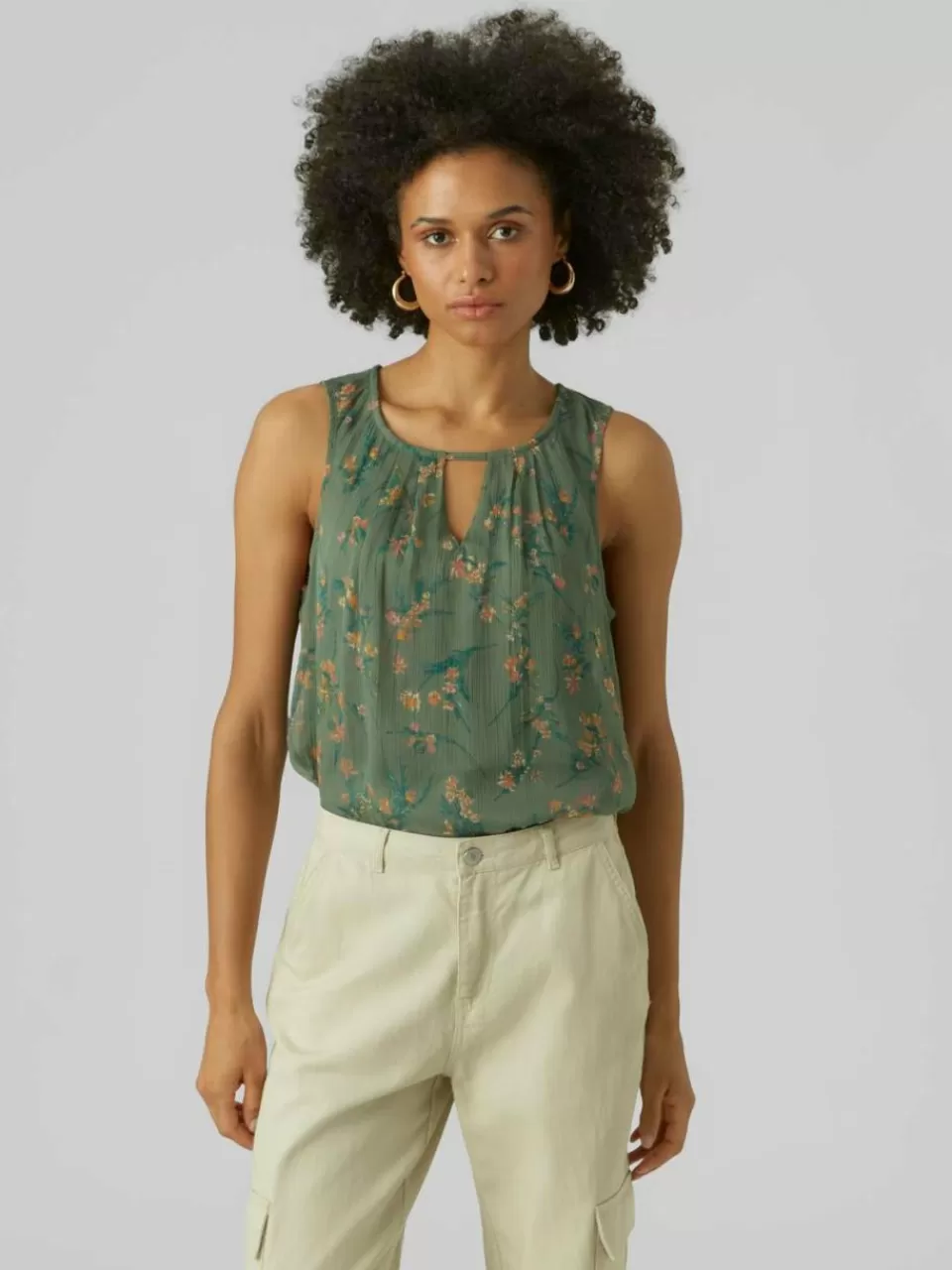 Sale VERO MODA VMSMILLA Topp Laurel Wreath
