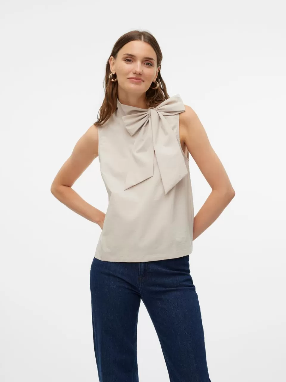 Best Sale VERO MODA VMSOLONA Topp Pumice Stone