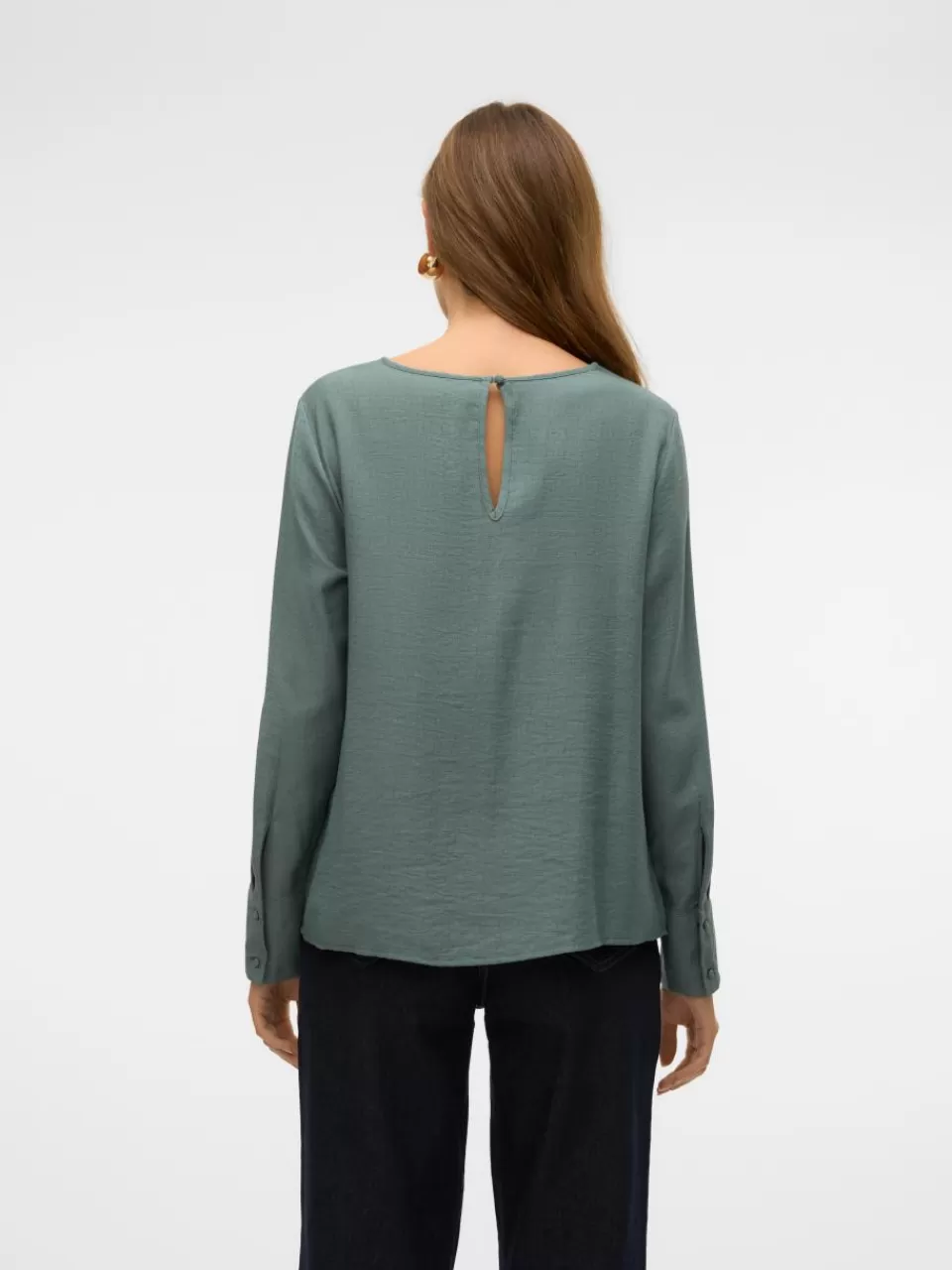 Discount VERO MODA VMSONJA Topp Balsam Green