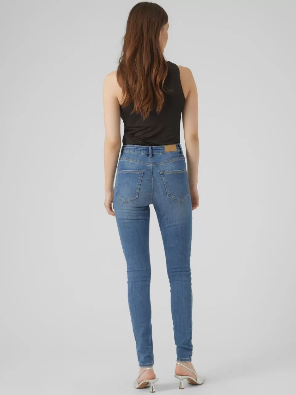 Flash Sale VERO MODA VMSOPHIA Høyt snitt Skinny Fit Jeans Medium Blue Denim