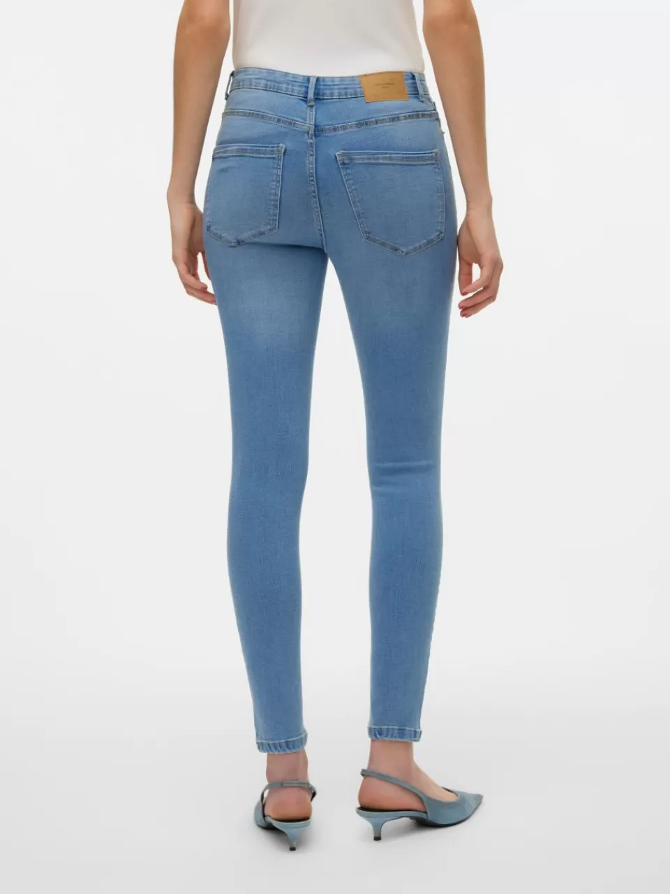 Store VERO MODA VMSOPHIA Høyt snitt Skinny Fit Jeans Medium Blue Denim