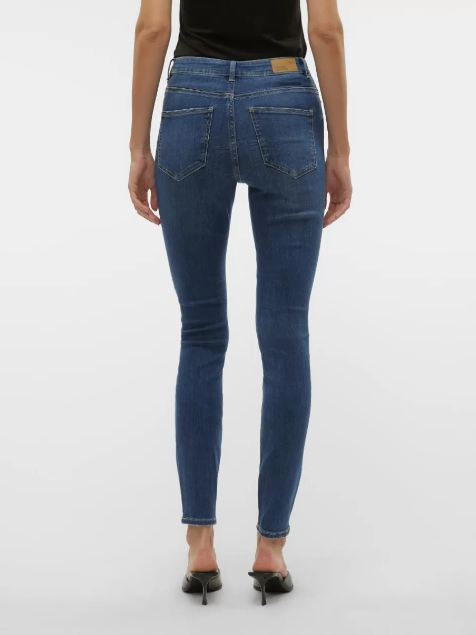 Outlet VERO MODA VMSOPHIA Høyt snitt Skinny Fit Jeans Medium Blue Denim