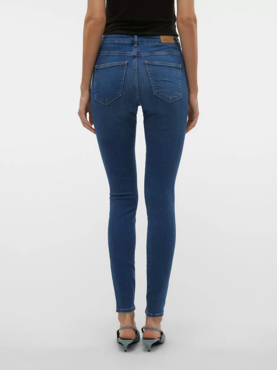 Outlet VERO MODA VMSOPHIA Høyt snitt Skinny Fit Jeans Medium Blue Denim