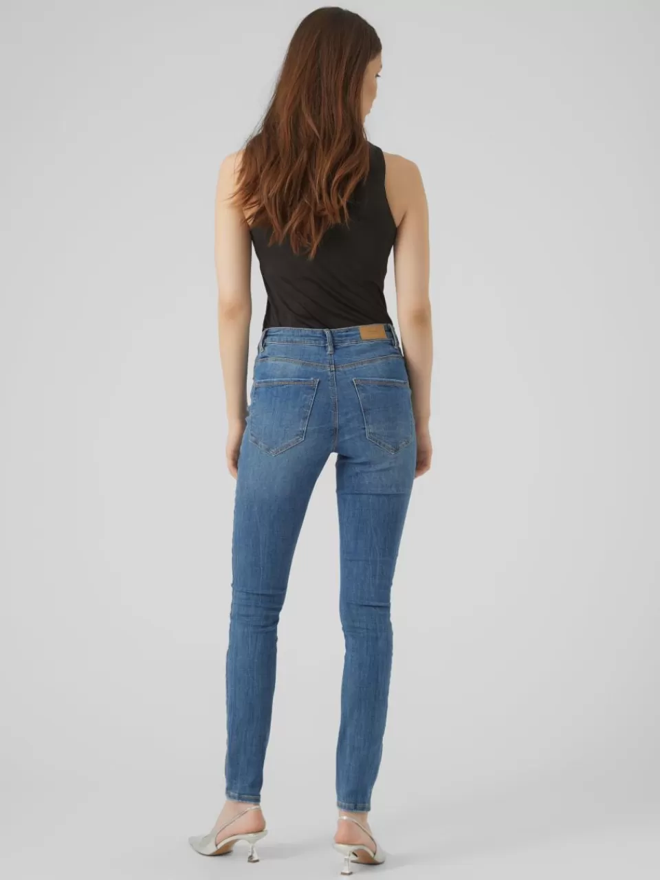 Cheap VERO MODA VMSOPHIA Høyt snitt Skinny Fit Jeans Medium Blue Denim