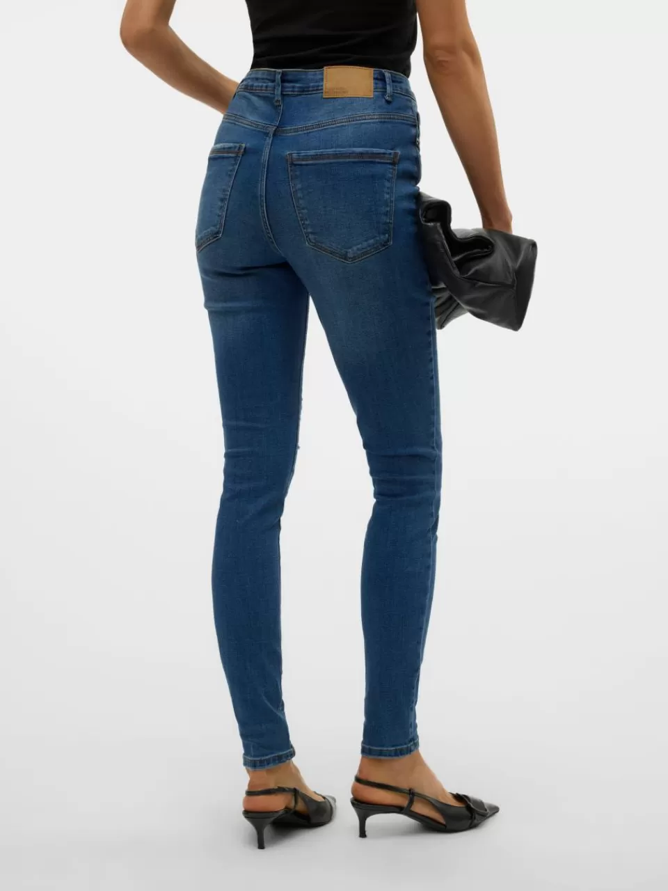 Best VERO MODA VMSOPHIA Høyt snitt Skinny Fit Jeans Medium Blue Denim