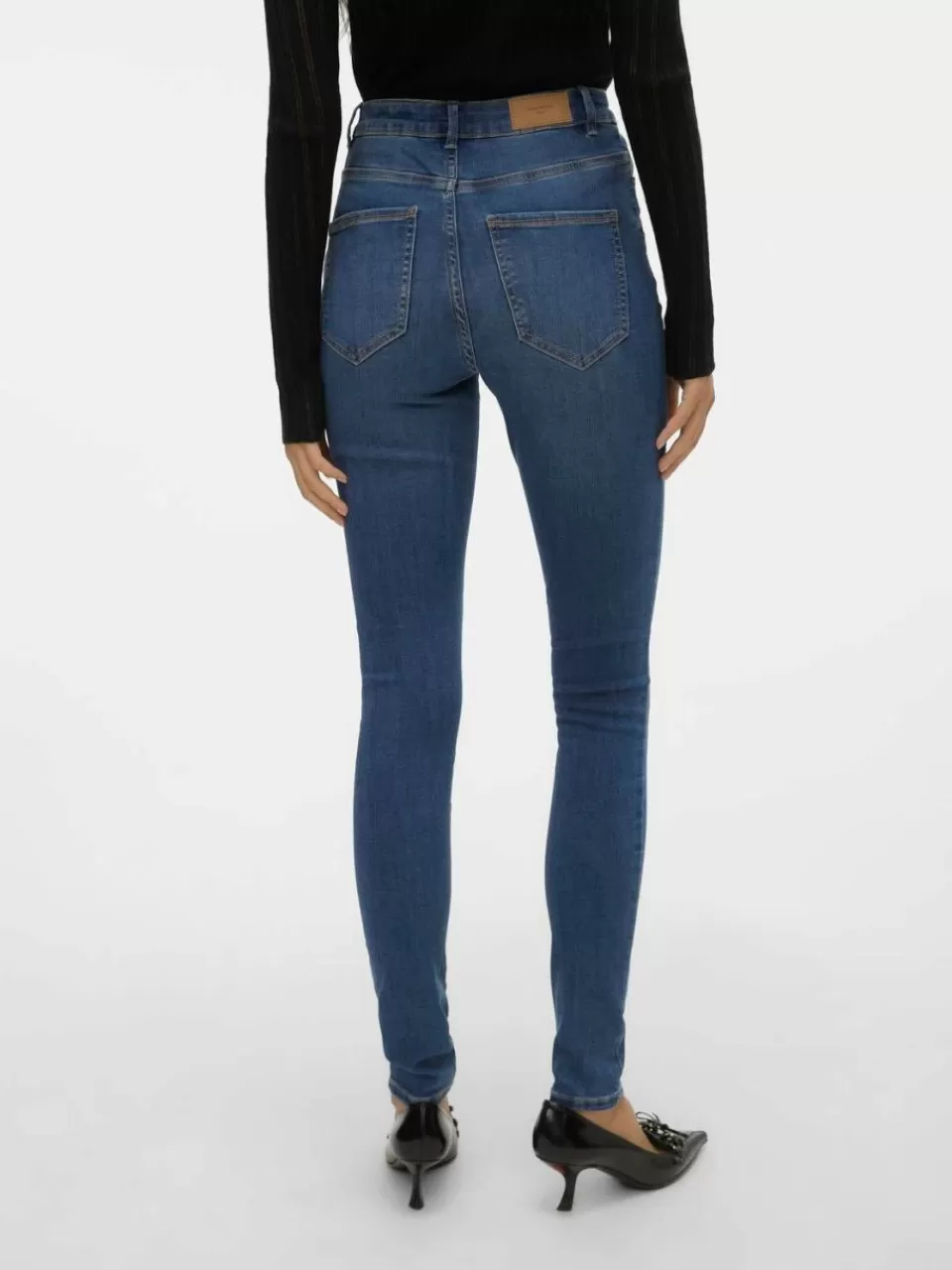 Cheap VERO MODA VMSOPHIA Høyt snitt Skinny Fit Jeans Medium Blue Denim