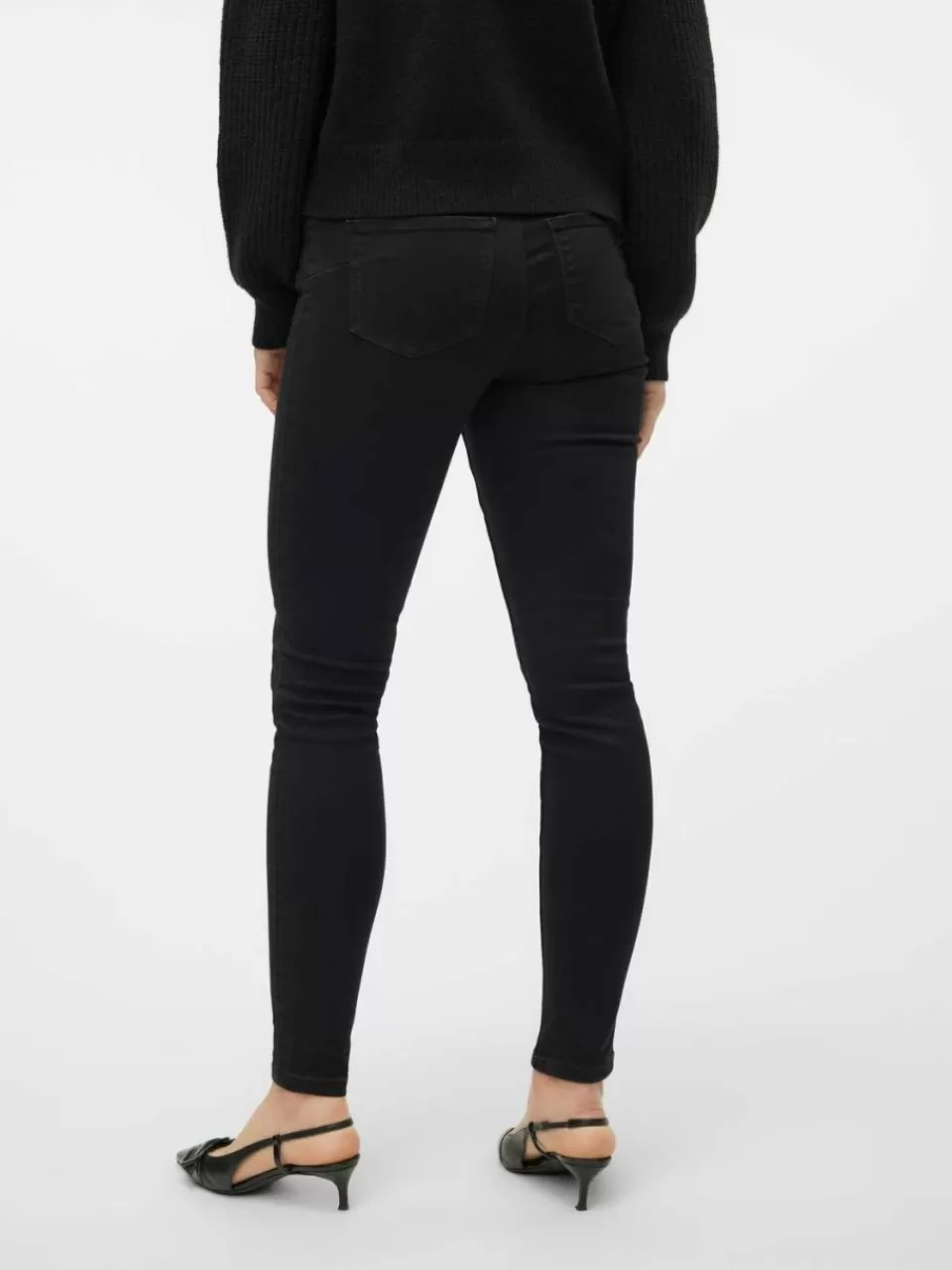 Outlet VERO MODA VMSOPHIA Høyt snitt Skinny Fit Jeans Black