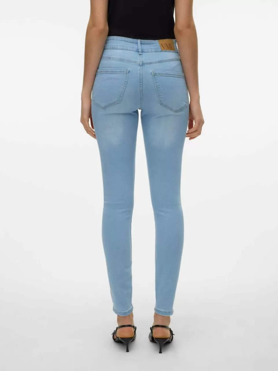 Store VERO MODA VMSOPHIA Høyt snitt Slim Fit Jeans Light Blue Denim