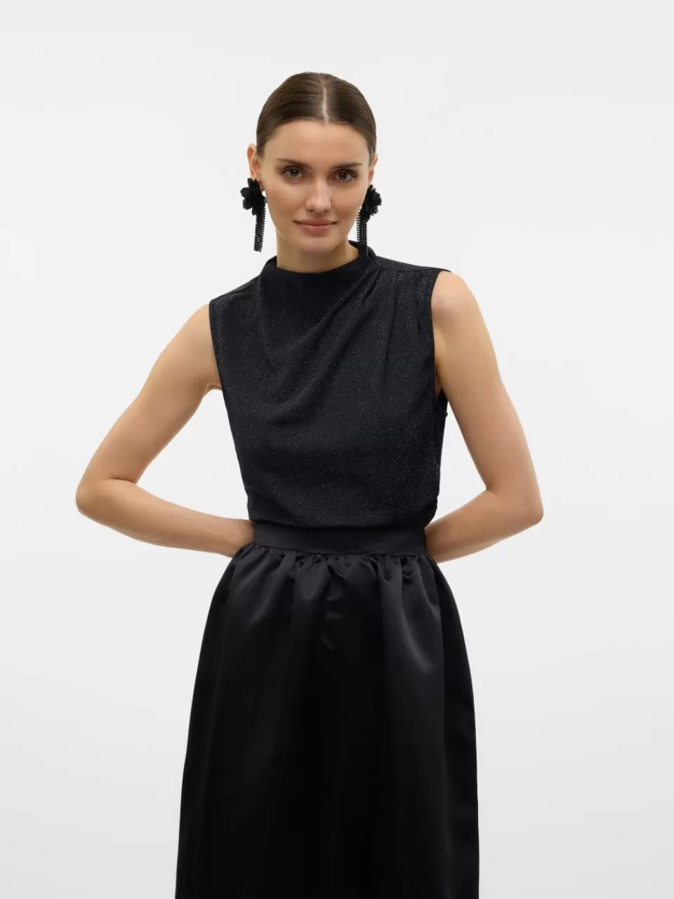 Online VERO MODA VMSTINE Topp Black